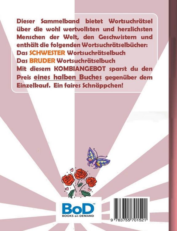 Produktbild: Wortsuchr&auml;tsel 2 in 1 Sammelband Schwester und Bruder