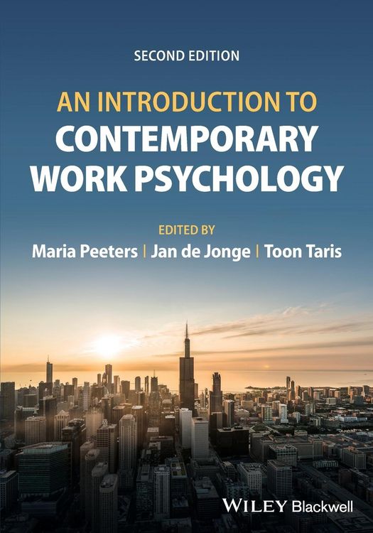 Produktbild: An Introduction to Contemporary Work Psychology