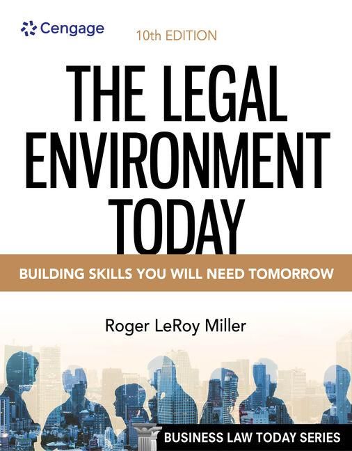 Produktbild: The Legal Environment Today