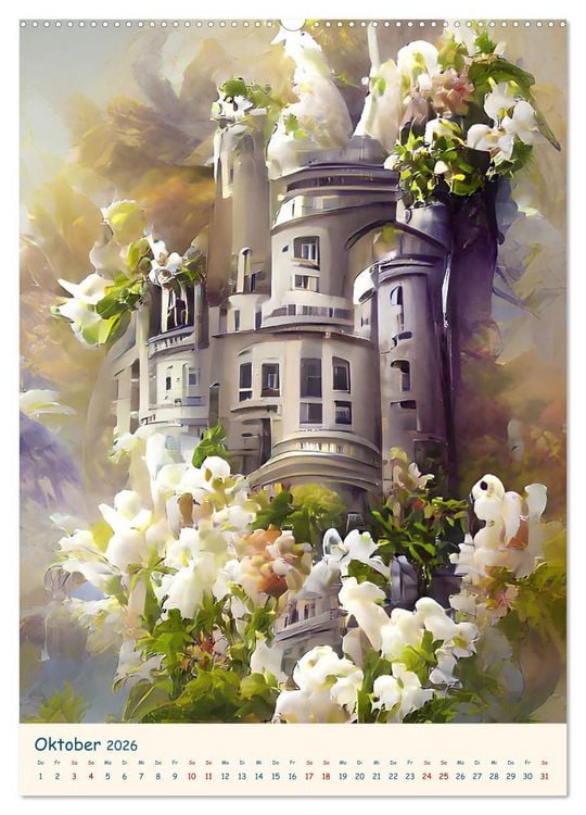 Produktbild: Colors of Dreams - AI-ART (Wandkalender 2026 DIN A2 hoch), CALVENDO Monatskalender
