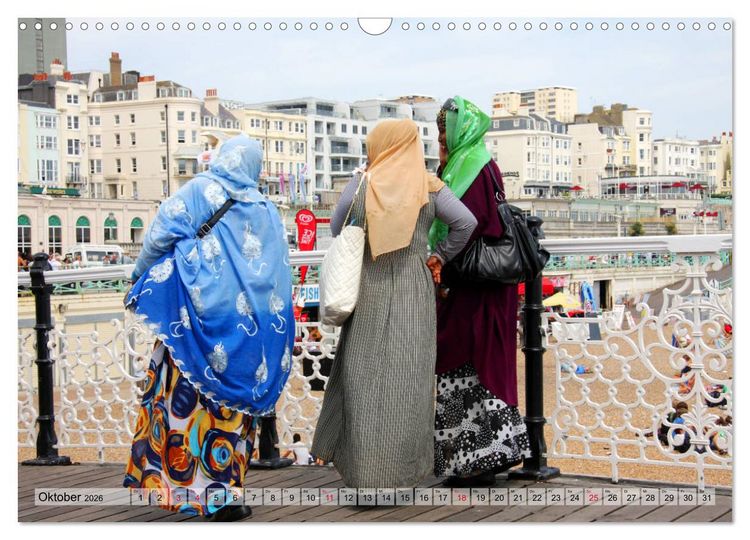 Produktbild: Brighton Pier Bunter Sommer (Wandkalender 2026 DIN A3 quer), CALVENDO Monatskalender