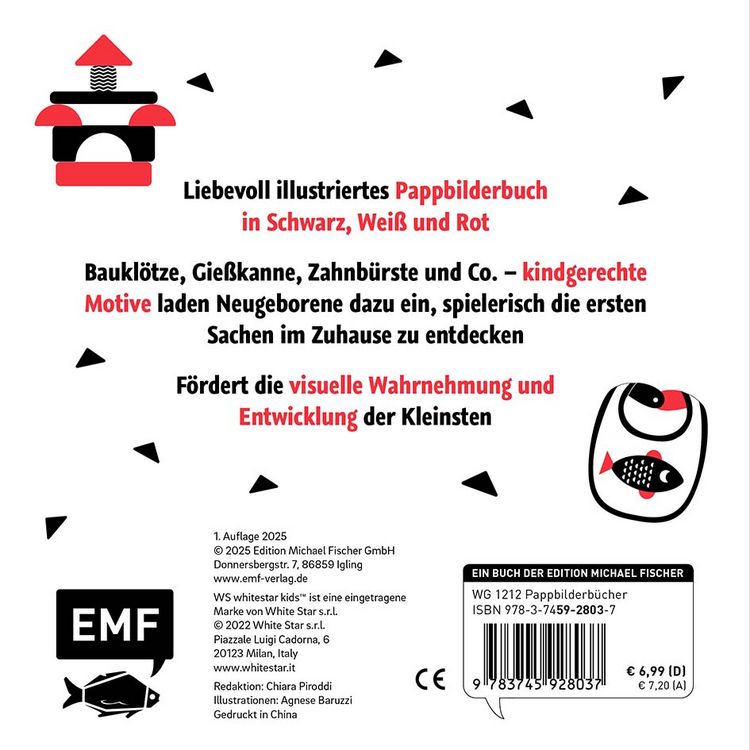 Produktbild: Mein allererstes Kontraste-Buch: Zuhause &ndash; f&uuml;r Babys von 0&ndash;12 Monate