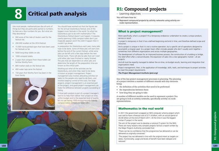 Produktbild: AQA Level 3 Mathematical Studies Student Book