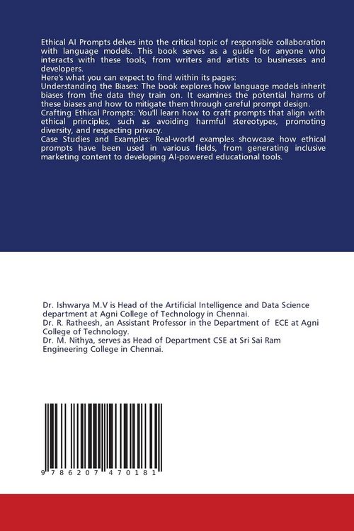 Produktbild: Ethical Ai Prompts: Responsible Collaboration with Language Models