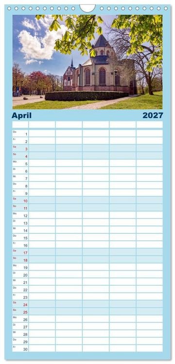 Produktbild: Familienplaner 2027 - Norden-Norddeich. Maritime Orte mit Flair mit 5 Spalten (Wandkalender, 21 x 45 cm) CALVENDO