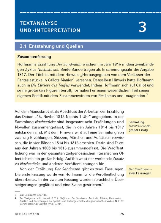 Produktbild: Der Sandmann von E.T.A. Hoffmann