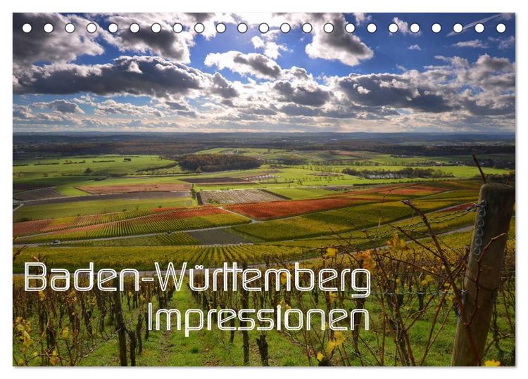 Produktbild: Baden-W&uuml;rttemberg Impressionen (Tischkalender 2026 DIN A5 quer), CALVENDO Monatskalender