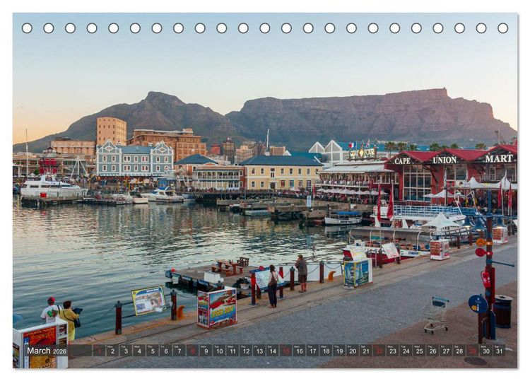 Produktbild: Dream destinations around the world (Desk Calendar 2026 DIN A5 landscape), CALVENDO 12 Month DeskCalendar