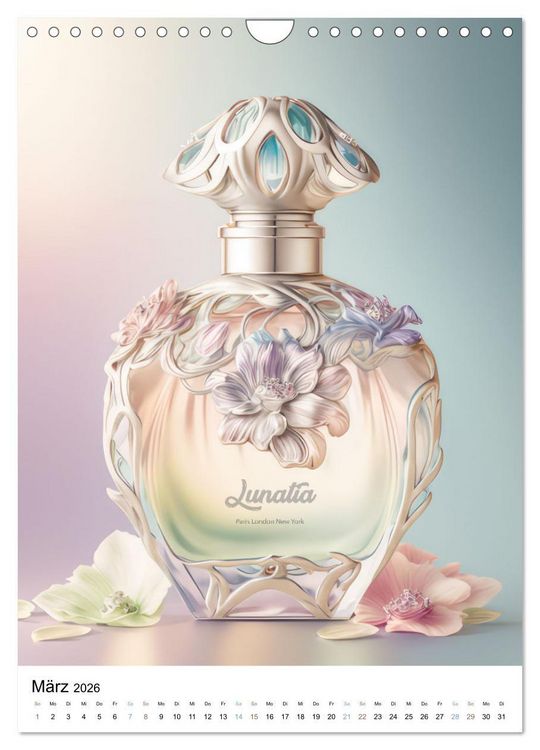 Produktbild: Parfum Eleganz im Glas (Wandkalender 2026 DIN A4 hoch), CALVENDO Monatskalender