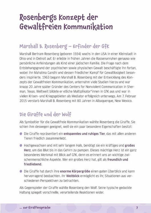 Produktbild: 40 Vorlesegeschichten zur Giraffensprache, ab 6 Jahre