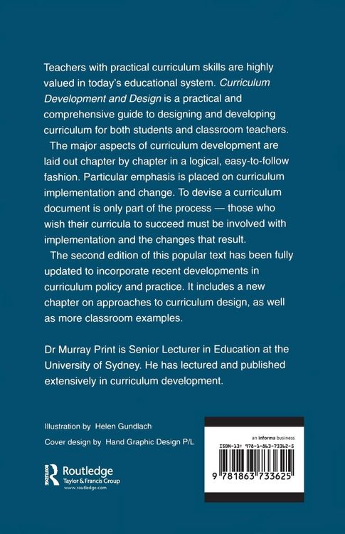 Produktbild: Curriculum Development and Design