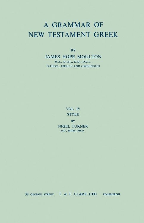 Produktbild: A Grammar of New Testament Greek