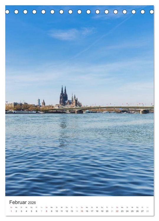 Produktbild: K&ouml;lner Dom - Blickwinkel auf ein Wahrzeichen (Tischkalender 2026 DIN A5 hoch), CALVENDO Monatskalender