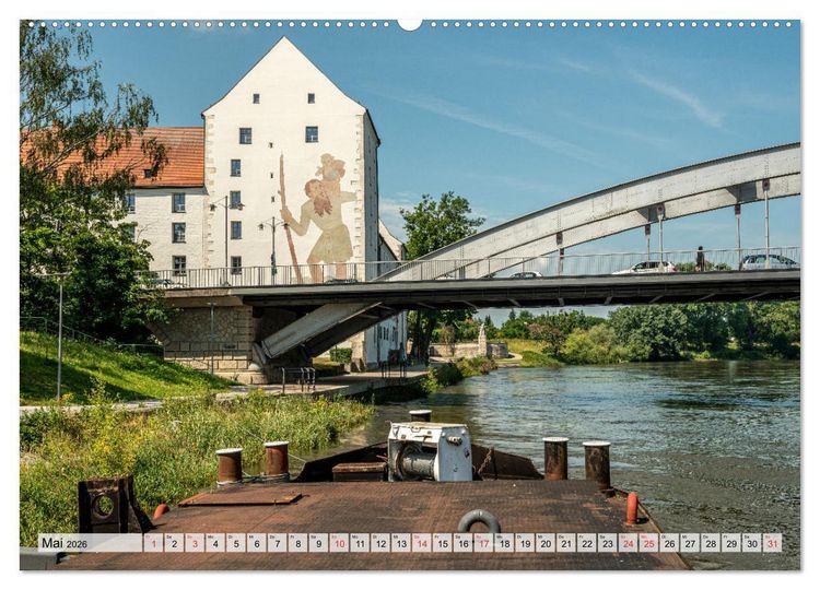 Produktbild: Die Donau zwischen Weltenburg und Passau (Wandkalender 2026 DIN A2 quer), CALVENDO Monatskalender
