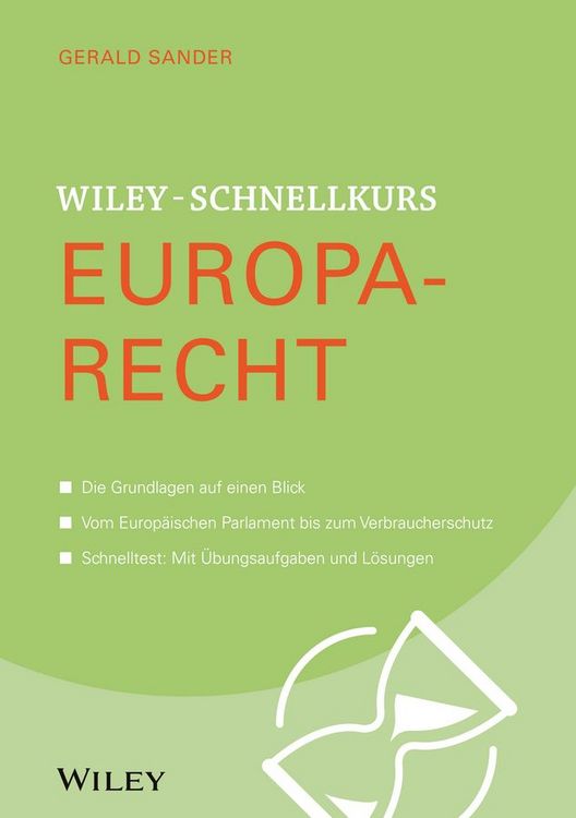 Produktbild: Wiley-Schnellkurs Europarecht