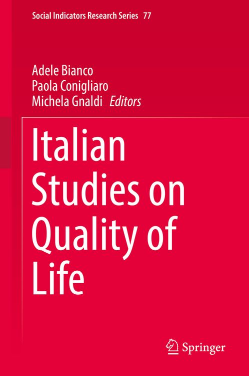 Produktbild: Italian Studies on Quality of Life