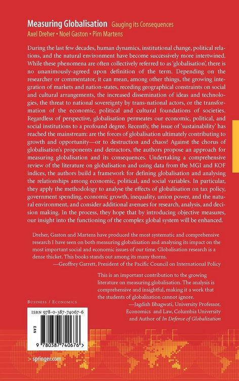 Produktbild: Measuring Globalisation