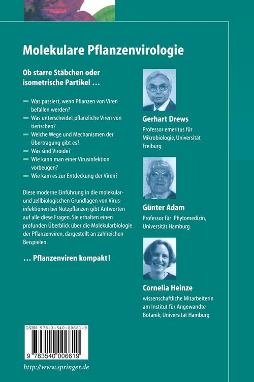 Produktbild: Molekulare Pflanzenvirologie