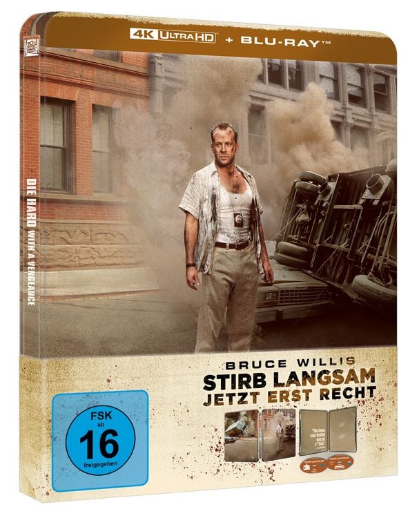 Produktbild: Stirb langsam 3 - Jetzt erst recht - Steelbook - Limited Edition (4K Ultra HD) (+ Blu-ray)