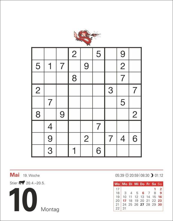 Produktbild: Sudoku Tagesabrei&szlig;kalender 2027 - Das Kult-R&auml;tsel aus Japan