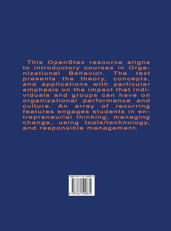 Produktbild: Organizational Behavior