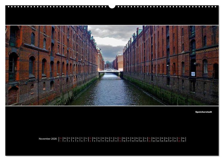 Produktbild: Hamburg Panoramen 2026 (Wandkalender 2026 DIN A2 quer), CALVENDO Monatskalender