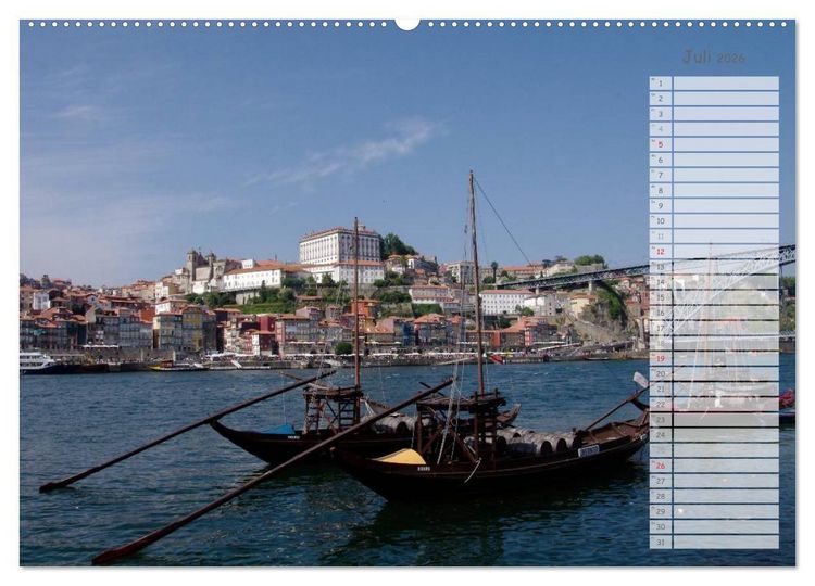 Produktbild: Portugal - der Norden (hochwertiger Premium Wandkalender 2026 DIN A2 quer), Kunstdruck in Hochglanz