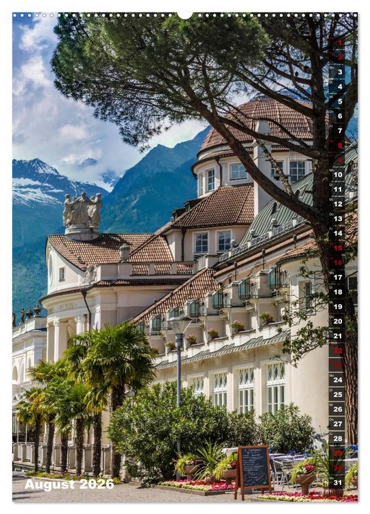 Produktbild: Stadtherz MERAN (Wandkalender 2026 DIN A2 hoch), CALVENDO Monatskalender