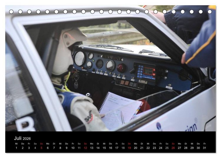 Produktbild: Rallye, K&ouml;ln - Ahrweiler (Tischkalender 2026 DIN A5 quer), CALVENDO Monatskalender