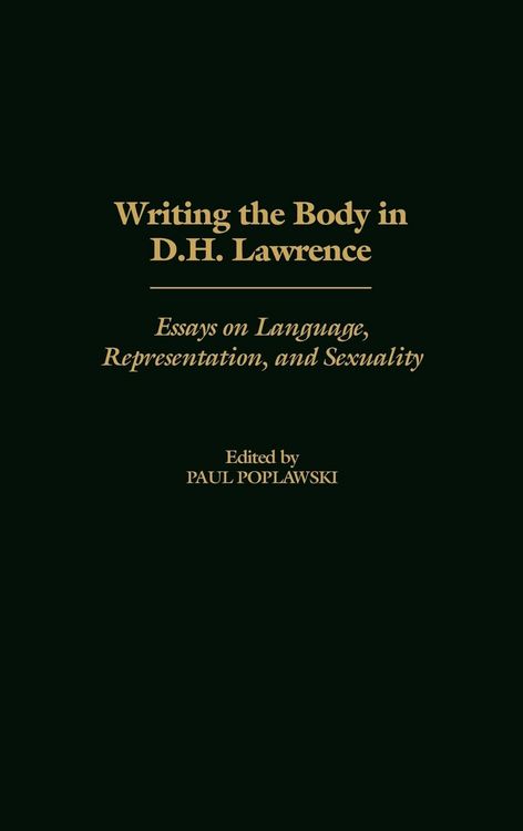 Produktbild: Writing the Body in D.H. Lawrence
