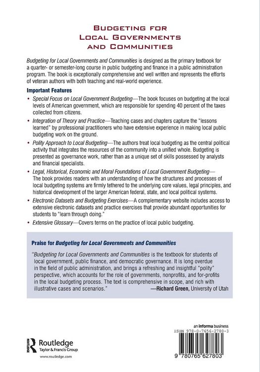 Produktbild: Budgeting for Local Governments and Communities