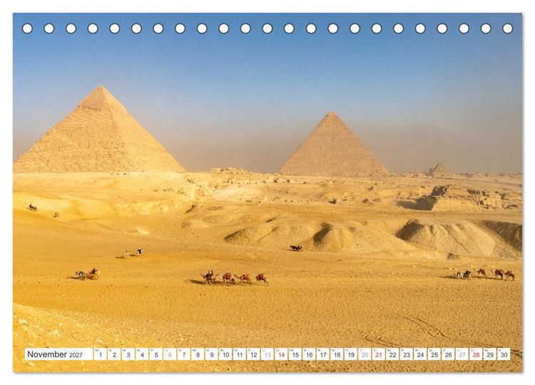 Produktbild: &Auml;gypten - Kairo + Gizeh (Tischkalender 2027 DIN A5 quer), CALVENDO Monatskalender