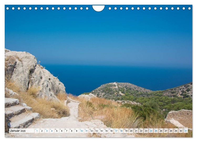 Produktbild: Rhodos - Traumhafter S&uuml;den (Wandkalender 2026 DIN A4 quer), CALVENDO Monatskalender