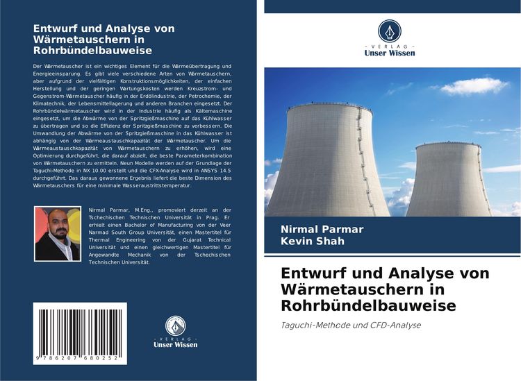Produktbild: Entwurf und Analyse von W&auml;rmetauschern in Rohrb&uuml;ndelbauweise