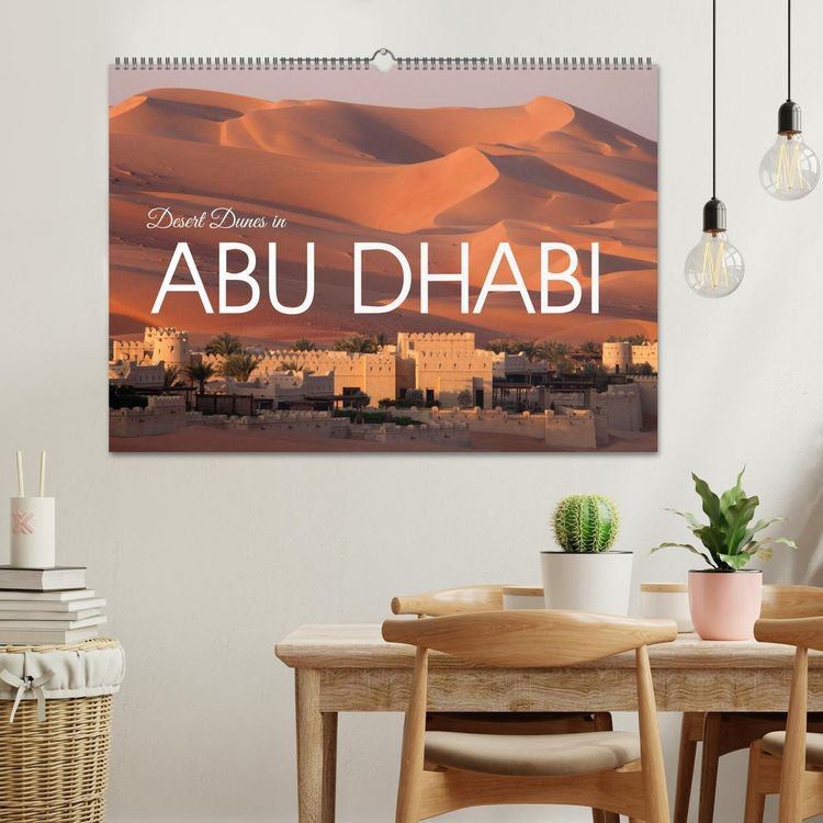 Produktbild: Desert dunes in Abu Dhabi (Wall Calendar 2026 DIN A2 landscape), CALVENDO 12 Month Wall Calendar