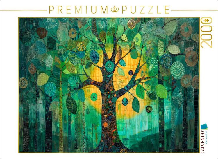 Produktbild: CALVENDO Puzzle Die stille Glut der Bl&auml;tter | 2000 Teile Lege-Gr&ouml;&szlig;e 90x67cm Foto-Puzzle f&uuml;r gl&uuml;ckliche Stunden