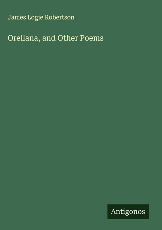 Produktbild: Orellana, and Other Poems