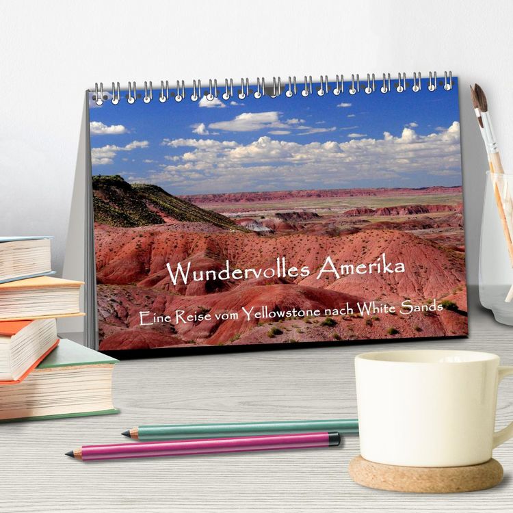 Produktbild: Wundervolles Amerika (Tischkalender 2026 DIN A5 quer), CALVENDO Monatskalender