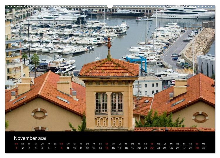 Produktbild: Faszination Monaco (Wandkalender 2026 DIN A2 quer), CALVENDO Monatskalender