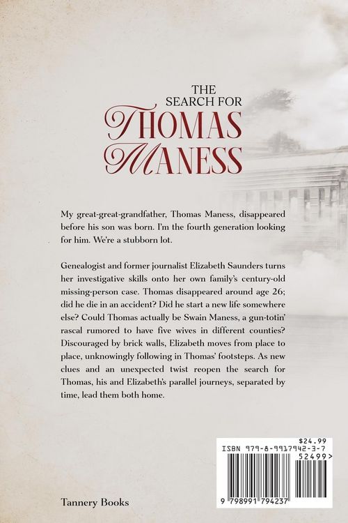 Produktbild: The Search for Thomas Maness