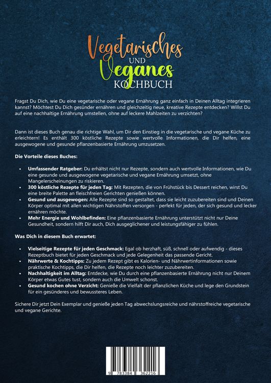 Produktbild: Vegetarisches und Veganes Kochbuch