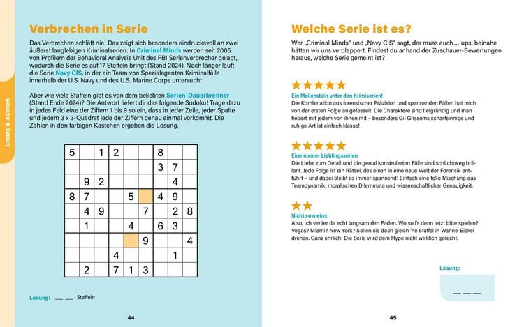 Produktbild: TV- und Streaming-Serien I Wissen in R&auml;tseln
