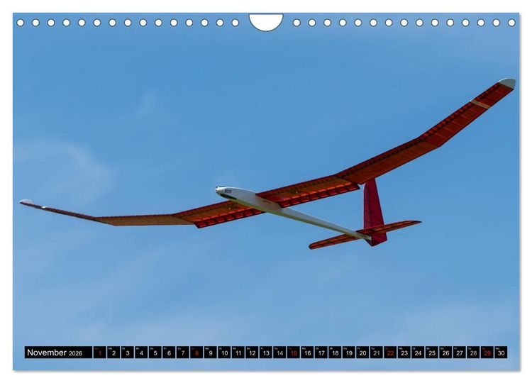 Produktbild: Modellflugkalender 2026 (Wandkalender 2026 DIN A4 quer), CALVENDO Monatskalender