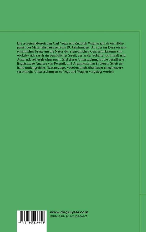 Produktbild: Polemik und Argumentation in der Wissenschaft des 19. Jahrhunderts