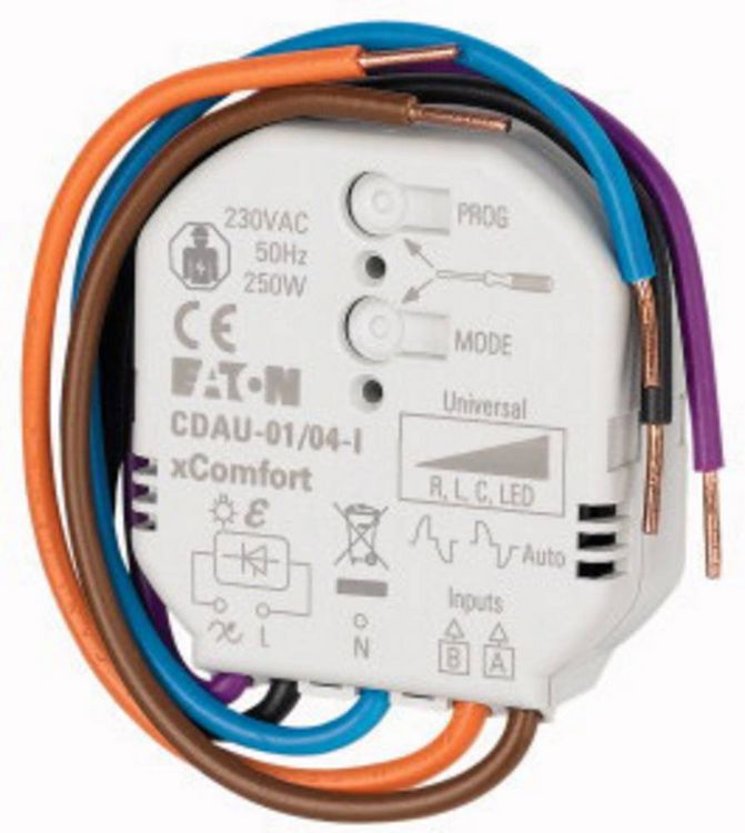 Produktbild: Eaton CDAU-01/04-I xComfort Dimmaktor