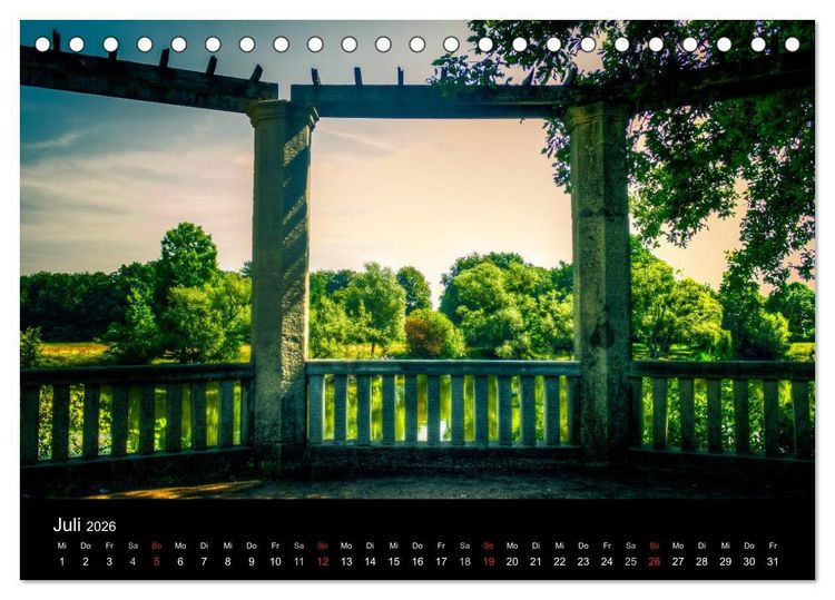 Produktbild: Dessau - Kulturlandschaft (Tischkalender 2026 DIN A5 quer), CALVENDO Monatskalender
