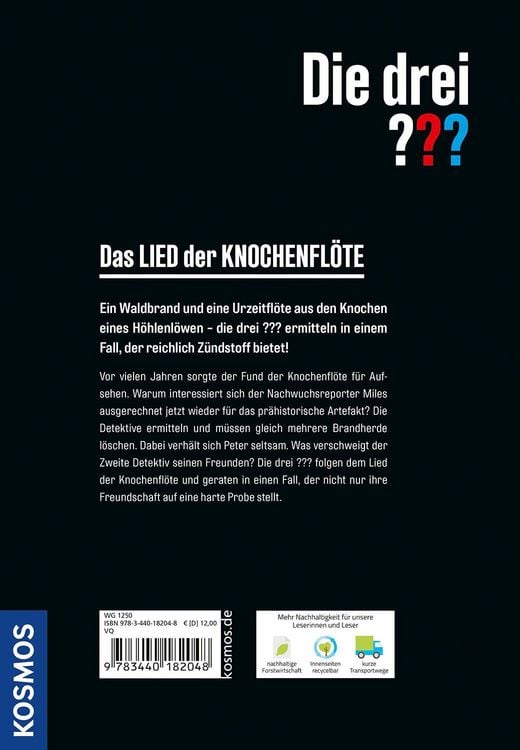 Produktbild: Die drei ??? Das Lied der Knochenfl&ouml;te