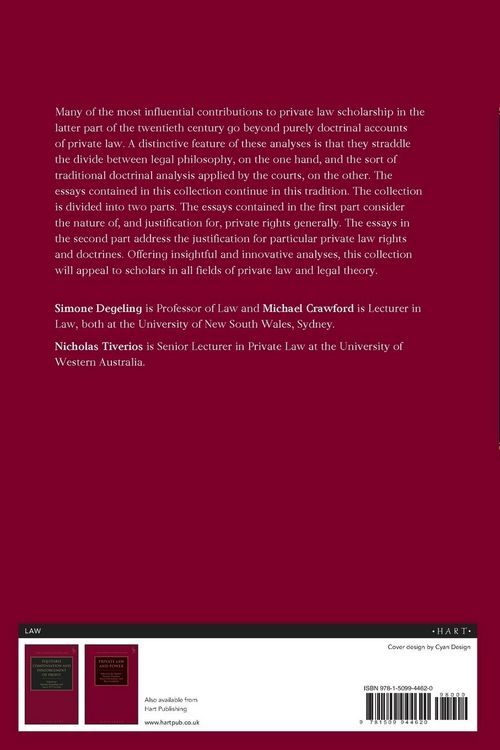 Produktbild: Justifying Private Rights