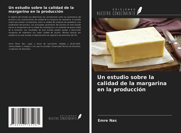Produktbild: Un estudio sobre la calidad de la margarina en la producci&oacute;n