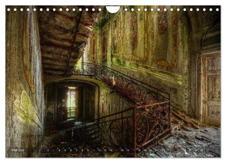 Produktbild: Lost in Decay 2026 - Die &Auml;sthetik des Verfalls (Wandkalender 2026 DIN A4 quer), CALVENDO Monatskalender